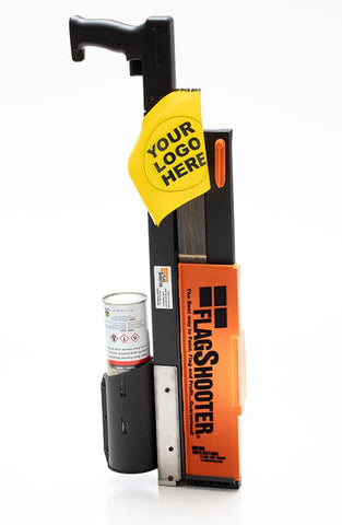 FlagShooter and FlagShooter Canless Utility Marking Flag insertion tool
