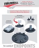 Trumbull AMR/AMI antenna or MIU retainer brackets