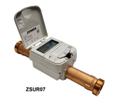 Zenner Residential/Intermediate Ultrasonic Water meter, US Gallons with NFC Encoder output