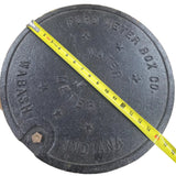 Ford Meter Box 16" Type-C Cast Iron Solid Meter Box Lid
