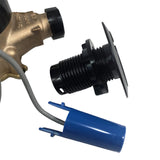 Zenner 5/8" x 3/4" multi-jet Water meter, US Gallon with Pit Touchpad