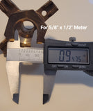 Yoke Expansion Connection/Wheel for Yoke Type Meter Setters