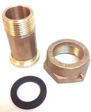 1" Water Meter Coupling, LEAD-FREE brass, 1" Fem Swivel Meter x 1" male NPT