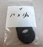 1" x 1/8" EPDM Rubber Water Meter Gasket/Washer for 1" size meters