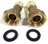 Water Meter, Garden Hose or RV Adapter Couplings, FGH x MGH