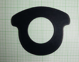 2" flanged water meter gasket, drop in style, EPDM Rubber, 1/8" or 1/16" thickness