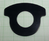 2" flanged water meter gasket, drop in style, EPDM Rubber, 1/8" or 1/16" thickness