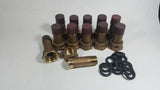 1/2" Water Meter Coupling, LEAD-FREE Brass 5/8" Swivel Coupling nut x 1/2" NPT