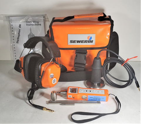 Sewerin Stethophon 04 handheld leak detector - Wired Headphone Kits with Soft Bag