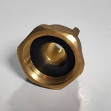 5/8" Water Meter Coupling, LEAD FREE Brass, Swivel Nut x 1/2 PEX  Tubing Barb