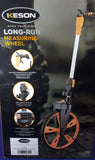 Folding Measuring Wheel w/Backpack Case, Trigger Brake & Reset Keson RRT12