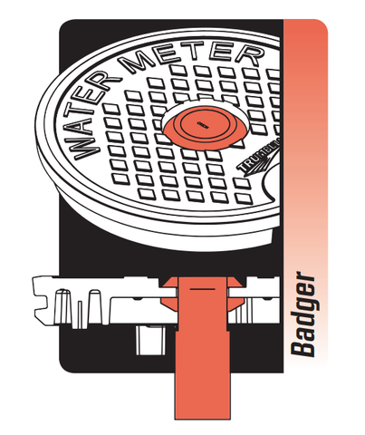 Trumbull Type A, C, and X Polymer Meter Box Cover for Badger/Kamstrup AMR