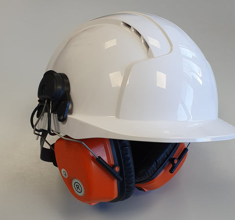 Sewerin SDR wireless Headphones for Hard Hat Safety Helmet Mount