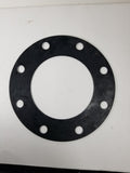 6" X 1/8" Black EPDM Rubber FULL FACE Water Meter Flange Gasket