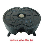 Locking Cast Iron Valve Box Lids For Water Main Valves