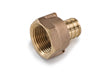 5/8" Water Meter Coupling, LEAD FREE Brass, Swivel Nut x 3/4 PEX  Tubing Barb