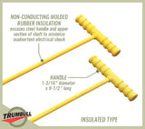 Soil Probe Rod - Heavy Duty Insulated Type Handle, Replaceable Tip